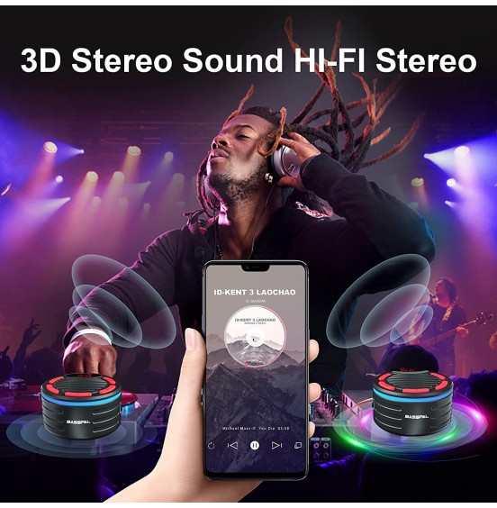 IPX7 Waterproof Shower Bluetooth Speaker BassPal Portable Wireless Outdoor Bluetooth Speaker for Shower Beach Pool Outdoors Party Travel Hiking, Bluetooth Speaker with Suction Cup LED and FM Radio IPX7 Waterproof Shower Bluetooth Speaker BassPal Portable Wireless Outdoor Bluetooth Speaker for Shower Beach Pool Outdoors Party Travel Hiking, Bluetooth Speaker with Suction Cup LED and FM Radio